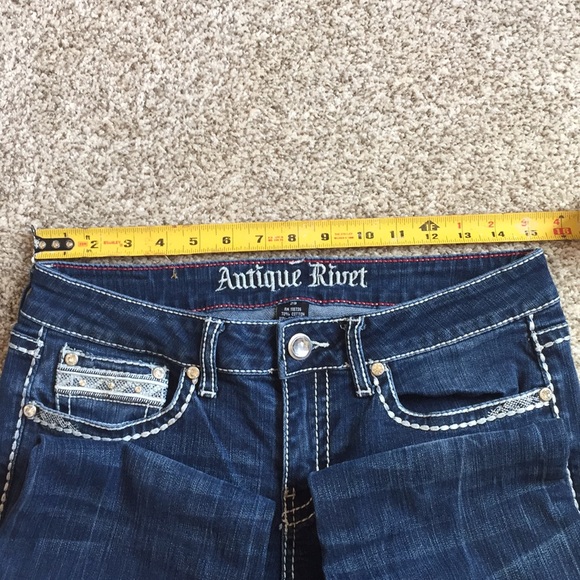 Antique Rivet Skinny Jeans - Picture 3 of 5
